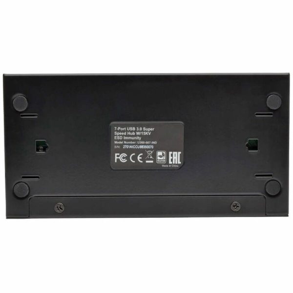Eaton Tripp Lite Series 7-Port Industrial-Grade USB 3.x (5Gbps) Hub - 20 kV ESD Immunity, Metal Housing, Mountable - Image 10