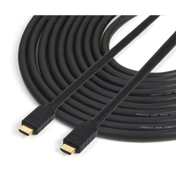 StarTech.com 50ft (15m) HDMI 2.0 Cable - 4K 60Hz UHD Active High Speed HDMI Cable - CL2 Rated for In Wall Install - Durable - HDR, 18Gbps - Image 2