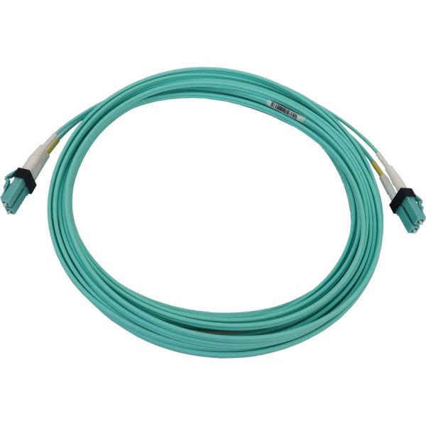 Eaton Tripp Lite Series 400G Multimode 50/125 OM4 Switchable Fiber Optic Cable (Duplex LC-PC M/M), LSZH, Aqua, 7 m (23 ft.) - Image 2