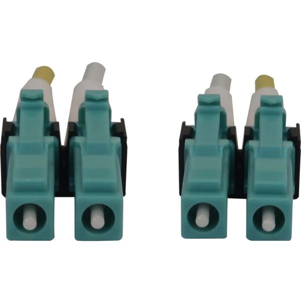 Eaton Tripp Lite Series 400G Multimode 50/125 OM4 Switchable Fiber Optic Cable (Duplex LC-PC M/M), LSZH, Aqua, 7 m (23 ft.) - Image 3