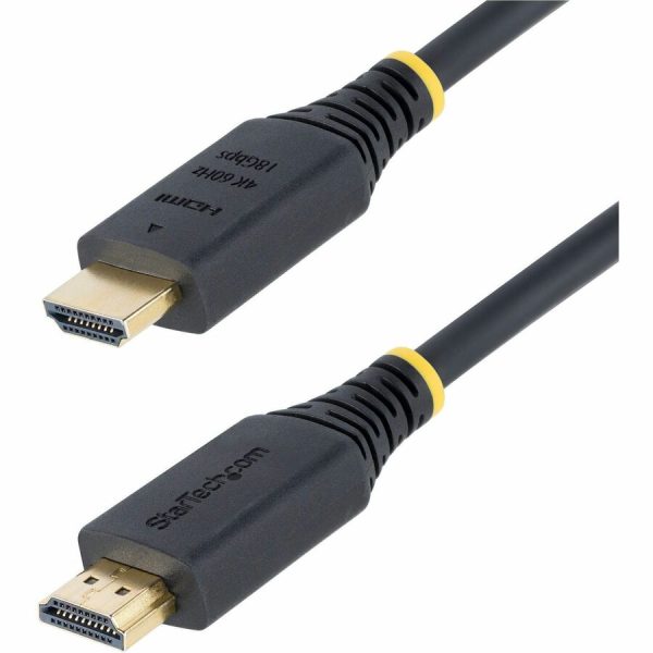 StarTech.com 10ft (3m) Premium Certified High Speed HDMI Cable, 4K 60Hz/1440p 144Hz, 18Gbps, UHD HDMI 2.0 Cord, TPE Jacket - Image 2