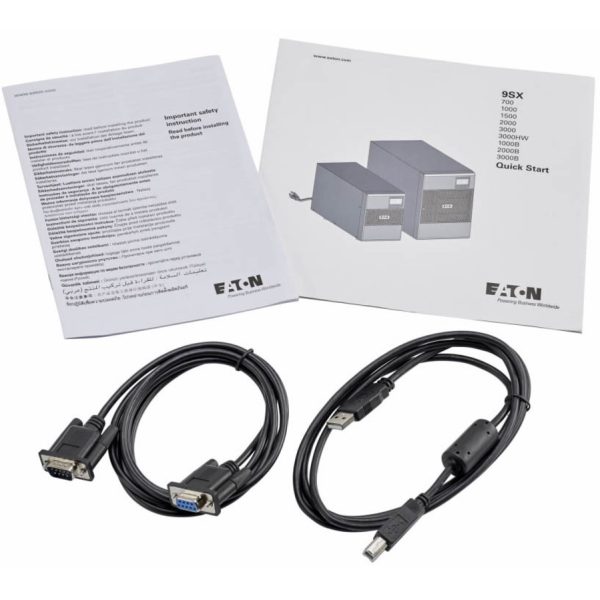 Eaton 9SX 700VA 630W 120V Online Double-Conversion UPS - 6 NEMA 5-15R Outlets, Cybersecure Network Card Option, Extended Run, Tower - Image 2