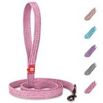 WAUDOG Recycled Cotton Dog Leash 6 Ft   10 Ft Eco Friendly Collar for Small Medium & Large Dogs   Reflective Dog Leash for Medium Dogs   Strong Leashes for Large Breed Dogs Puppy Leash for Small Dogs