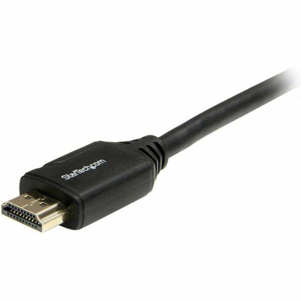 StarTech.com 6ft (2m) Premium Certified HDMI 2.0 Cable with Ethernet, High Speed Ultra HD 4K 60Hz HDMI Cable HDR10, UHD HDMI Monitor Cord - Image 2