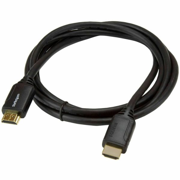 StarTech.com 6ft (2m) Premium Certified HDMI 2.0 Cable with Ethernet, High Speed Ultra HD 4K 60Hz HDMI Cable HDR10, UHD HDMI Monitor Cord - Image 3