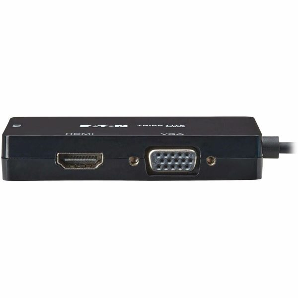 Eaton Tripp Lite Series USB-C Multiport Adapter (M/3xF) - 4K 60 Hz HDMI, 1080p VGA + DVI Ports, Black - Image 6