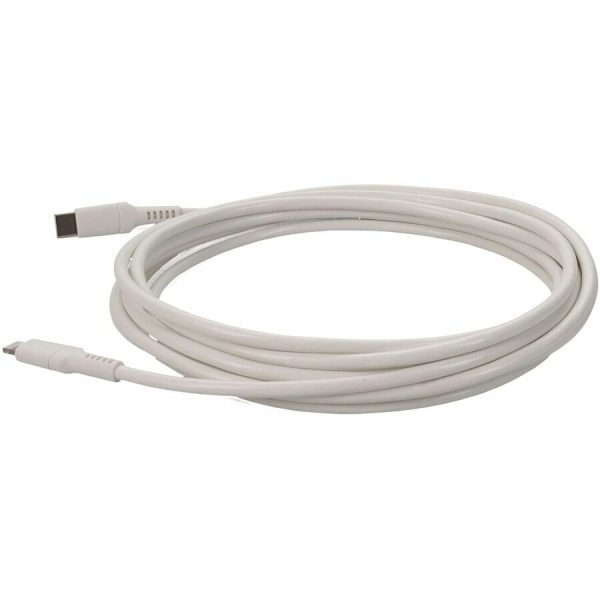 AddOn 1m USB 3.1 (C) Male to Lightning Male White Cable - Image 2