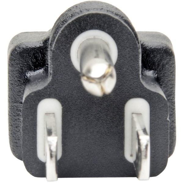 Eaton Tripp Lite Series Computer Power Cord Adapter, NEMA 5-15P to C13 - 15A, 125V, Black - Image 3