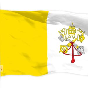 G128 Vatican City Flag | 3x5 Ft | LiteWeave Pro Series Printed 150D Polyester | Country Flag, Indoor/Outdoor, Vibrant Colors, Brass Grommets, Thicker and More Durable Than 100D 75D Polyester