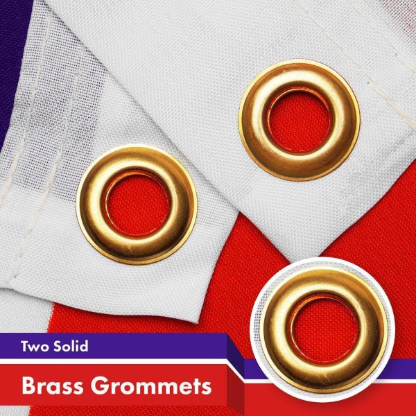 G128 3 Pack: Malaysia Malaysian Flag | 3x5 Ft | LiteWeave Pro Series Printed 150D Polyester | Country Flag, Indoor/Outdoor, Vibrant Colors, Brass Grommets, Thicker and More Durable Than 100D 75D Poly - Image 2