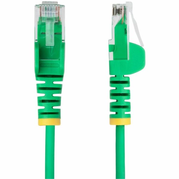 StarTech.com 1ft Green Slim CAT6 Ethernet Cable, Slim Snagless RJ45, UTP, LSZH, 28AWG Bare Copper, Slim Network Patch Cord, Fluke Tested - Image 2