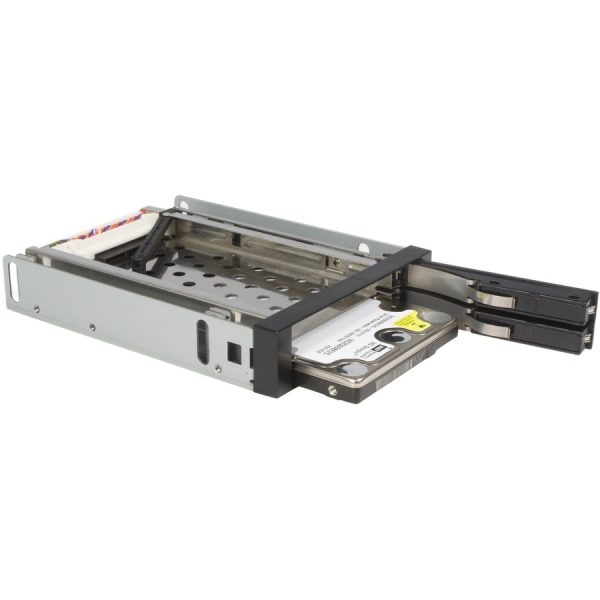 StarTech.com 2 Drive 2.5in Trayless Hot Swap SATA Mobile Rack Backplane - Storage bay adapter - black - Image 4