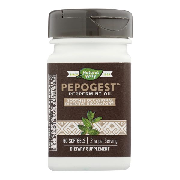 Nature's Way - Pepogest Peppermint Oil - 60 Softgels - Image 2