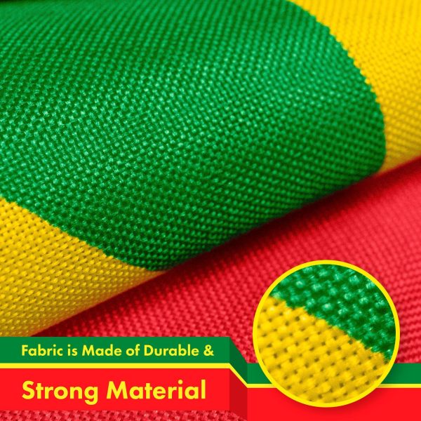 Senegal Senegalese Flag 3x5 Ft 2-Pack 150D Printed Polyester By G128 - Image 4