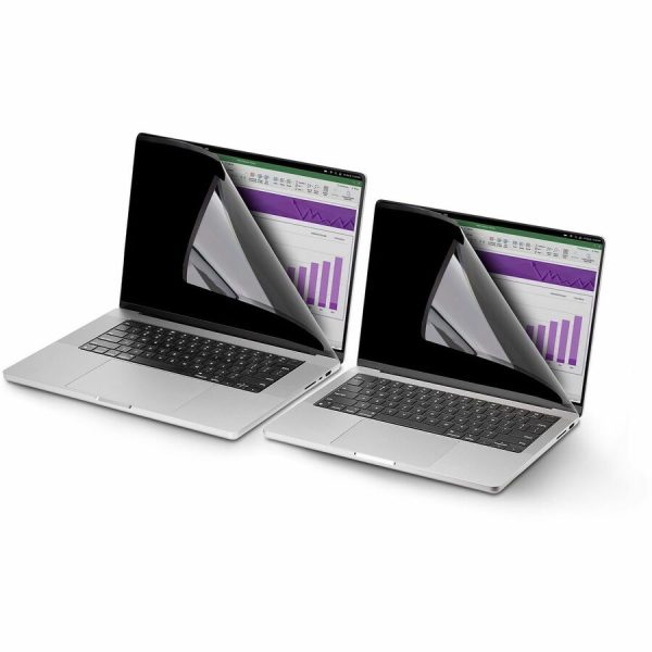 StarTech.com 15.6-inch 16:10 Touch Privacy Screen, Laptop Security Shield, Anti-Glare Blue Light Filter, Flip-Up - Image 4