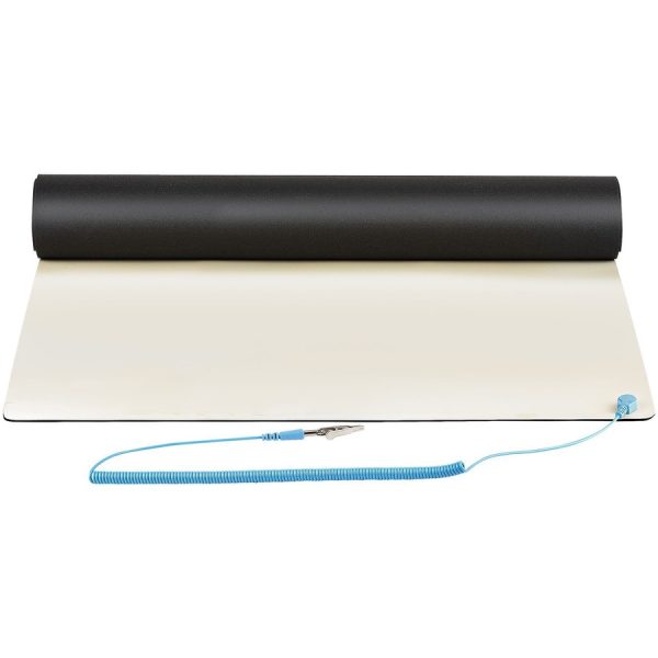 StarTech.com 11x18in Anti Static Mat, ESD Mat for Electronics Repair on Tables or Desks, Flexible Work Pad, Detachable Grounding Wire - Image 4