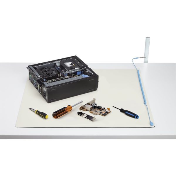StarTech.com 11x18in Anti Static Mat, ESD Mat for Electronics Repair on Tables or Desks, Flexible Work Pad, Detachable Grounding Wire - Image 6