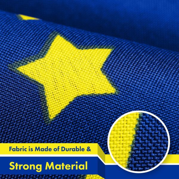G128 2 Pack: Oregon OR State Flag | 3x5 Ft | Double LiteWeave Pro Series Double Sided Printed 150D Polyester | Indoor/Outdoor, Brass Grommets, Thicker and More Durable Than 100D 75D Poly, 2-ply - Image 5