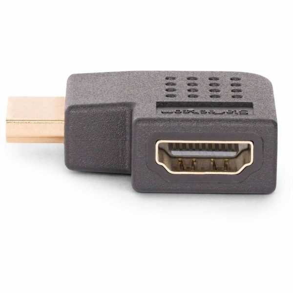 StarTech.com Right Angle HDMI 2.0 Adapter, Male to Female, Horizontal 90-Degree Angled HDMI Port Saver, 4K 60Hz, High Speed HDMI Connector Extension - Image 4