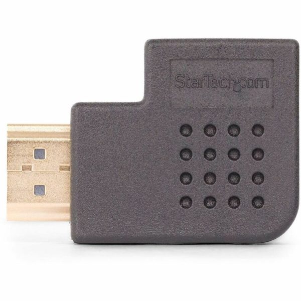 StarTech.com Right Angle HDMI 2.0 Adapter, Male to Female, Horizontal 90-Degree Angled HDMI Port Saver, 4K 60Hz, High Speed HDMI Connector Extension - Image 5