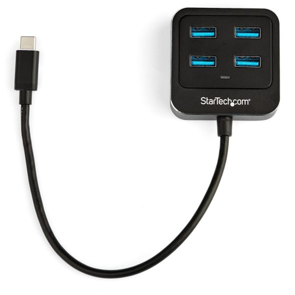 StarTech.com 4 Port USB C Hub - USB-C to 4xUSB-A - 10Gbps USB 3.2 Gen 2 Type-C Hub - USB Bus Powered - Portable/Laptop USB Adapter Hub - Image 2