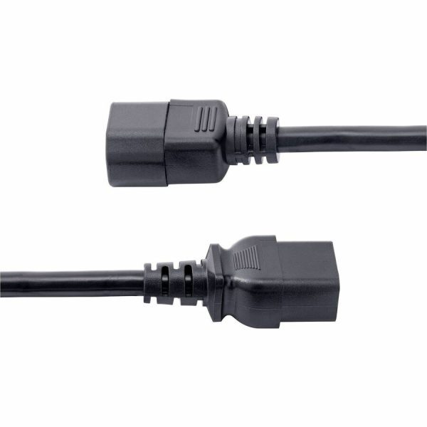 StarTech.com 6ft (1.8m) Heavy Duty Power Cord, C14 to C19, 15A 250V, 14AWG, PDU Power Cord, Server Power Cable, UL Listed - Image 3