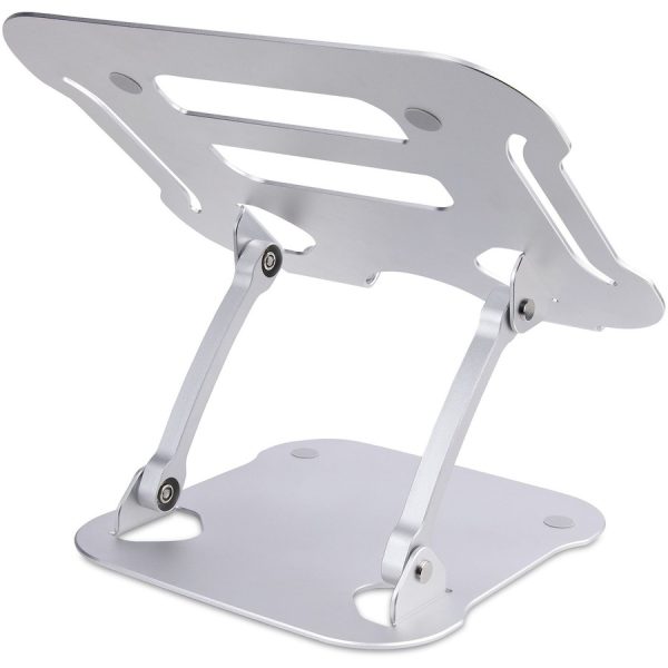 StarTech.com Laptop Stand for Desk, Ergonomic Laptop Stand Adjustable Height, Aluminum, Up to 22lb/10kg, Foldable Notebook Riser/Lift - Image 4