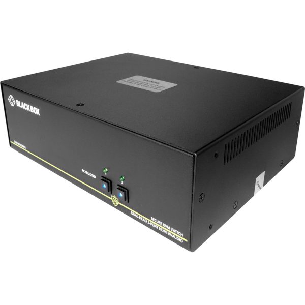 Black Box NIAP 3.0 Secure 2-Port Dual-Head HDMI KVM Switch - Image 2