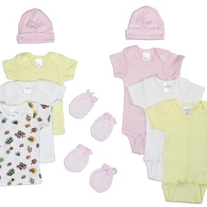 Newborn Baby Girls 10 Pc  Baby Shower Gift Set Ls_0049