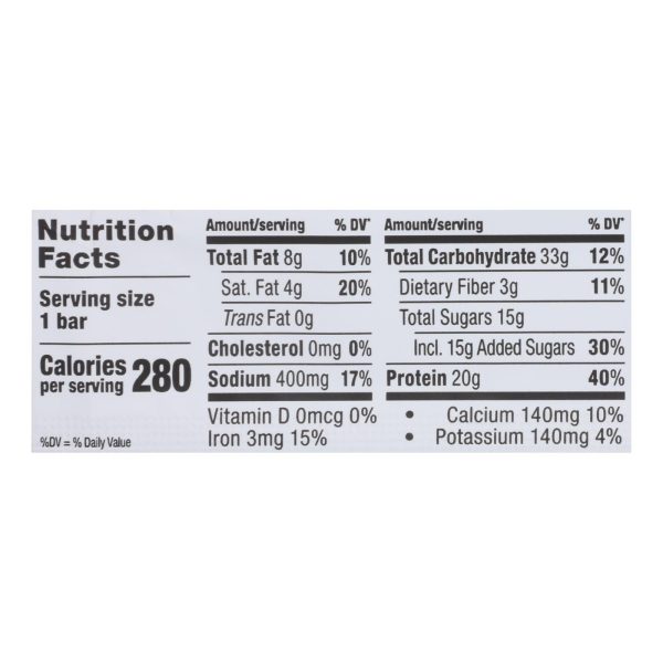 Probar Cookie Dough Core Bar - Case of 12 - 2.46 oz - Image 3