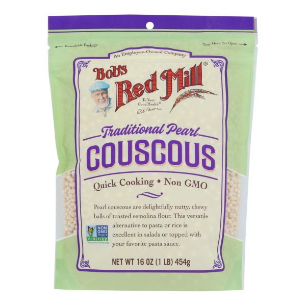 Bob's Red Mill - Couscous Pearl Natural - Case of 4 - 16 OZ - Image 2