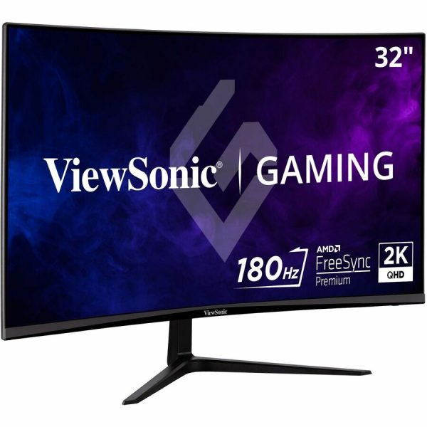 ViewSonic VX3218C-2K 32 Inch Curved 1ms 1440p 180hz Gaming Monitor with FreeSync Premium, Eye Care, HDMI and Display Port - Image 5