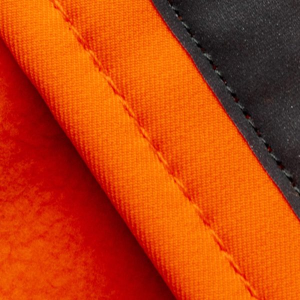 Soft shell Waterproof Dog Vest. Hi Visibility Reflective Jacket with Light Fleece Lining. Ideal in Cooler Climates. Blaze Orange Fabric Protects Your PUP Near Hunting Grounds & Off Leash - Image 6