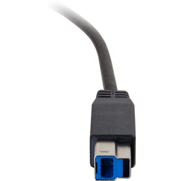 C2G 3ft USB 3.1 Gen 1 USB Type C to USB B Cable M/M - USB C Cable Black - Image 2