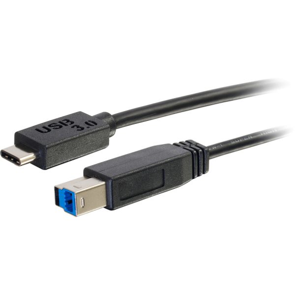 C2G 3ft USB 3.1 Gen 1 USB Type C to USB B Cable M/M - USB C Cable Black - Image 5