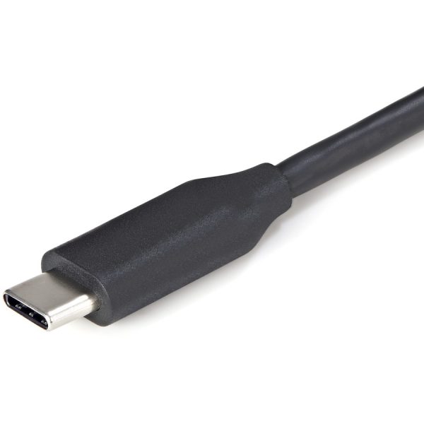 StarTech.com 4 Port USB C Hub - 4x USB-A - 5Gbps USB 3.0 Type-C Hub (USB 3.2/3.2 Gen 1) - Bus Powered - 11" Long Cable w/ Cable Management - Image 4