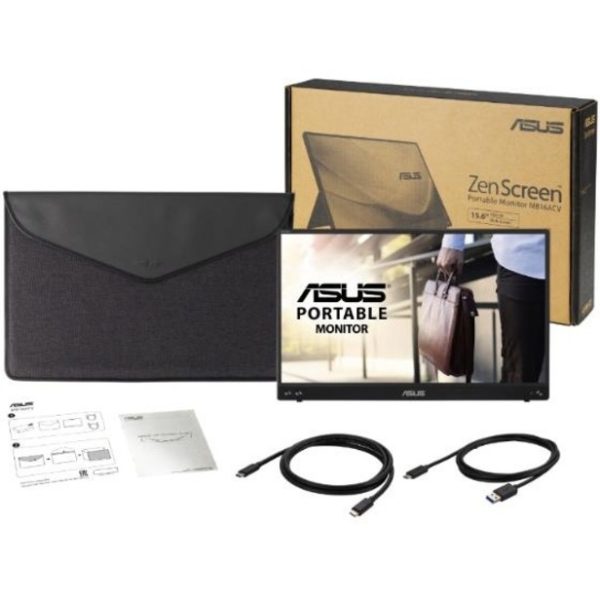 Asus ZenScreen MB16ACV 16" Class LCD Monitor - 16:9 - Silver - Image 9