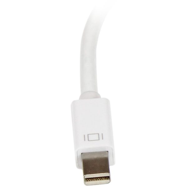 StarTech.com Mini DisplayPort to HDMI Adapter, Active Mini DP to HDMI Video Converter for Monitor/Display, 4K 30Hz, mDP to HDMI Adapter, White - Image 2