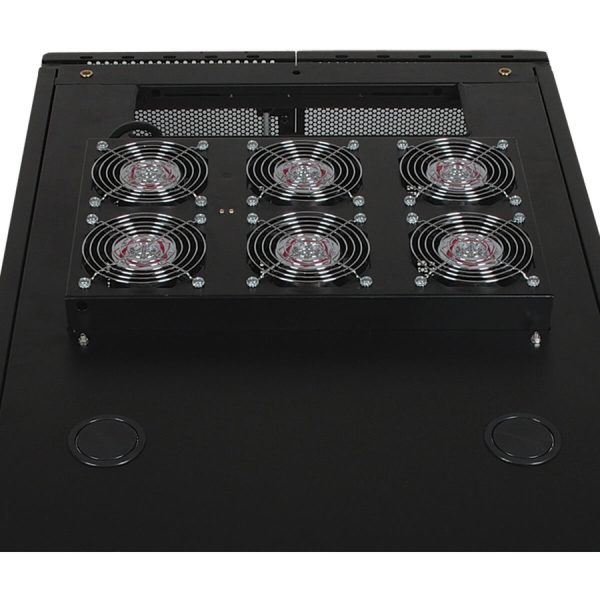 Eaton Tripp Lite Series SmartRack Roof-Mounted Fan Panel - 6-120V high-performance fans; 630 CFM, 5-15P plug