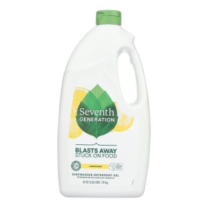 Seventh Generation Auto Dishwasher Gel - Lemon - Case of 6 - 42 Fl oz.