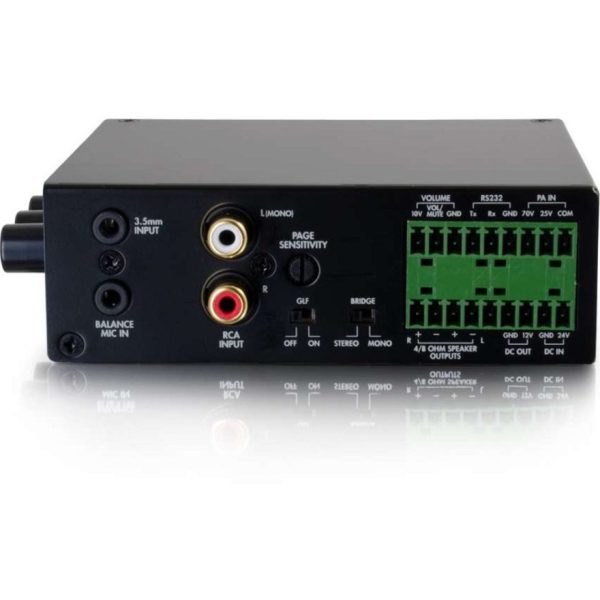 C2G 50W Audio Amplifier - Plenum Rated - 8 Ohm - Image 3