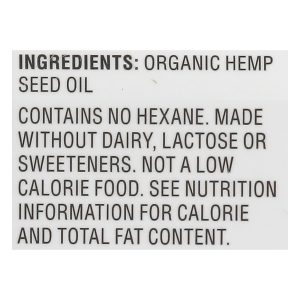 Nutiva - Oil Og2 Hempseed - EA of 1-16 FZ