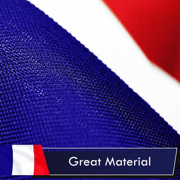 France French Flag 3x5 Ft 2-Pack Printed Polyester By G128 - Image 4