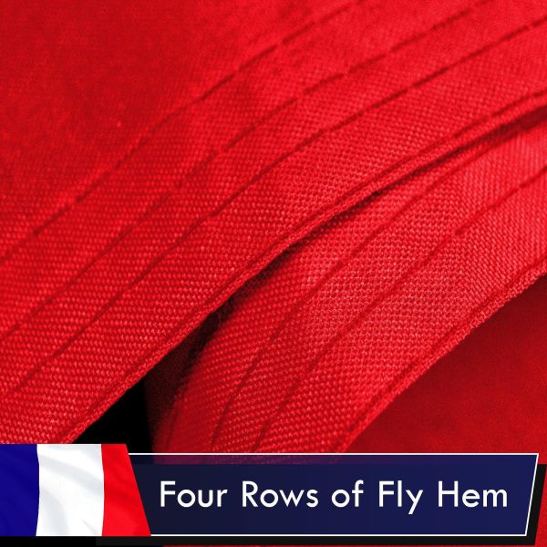 France French Flag 3x5 Ft 2-Pack Printed Polyester By G128 - Image 5