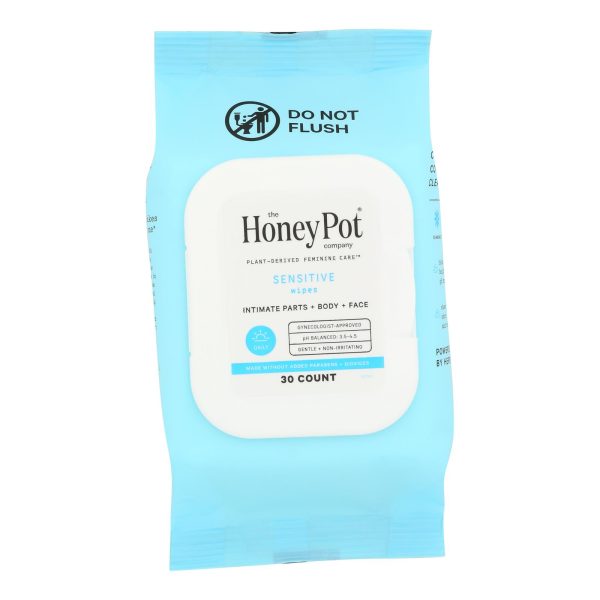 The Honey Pot - Wipes Intimate Sensitive - EA of 1-30 CT - Image 2