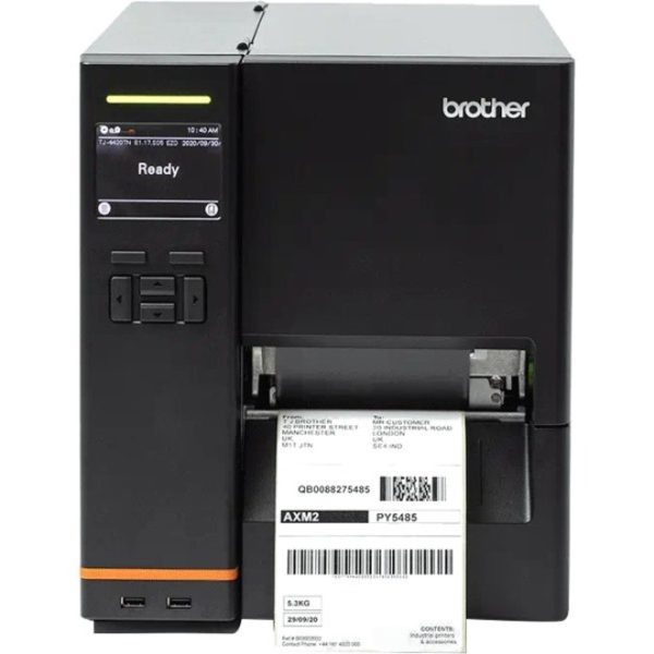 Brother TJ-4520TN Industrial, Desktop Direct Thermal/Thermal Transfer Printer - Monochrome - Label Print - Bluetooth - Wireless LAN - Image 5