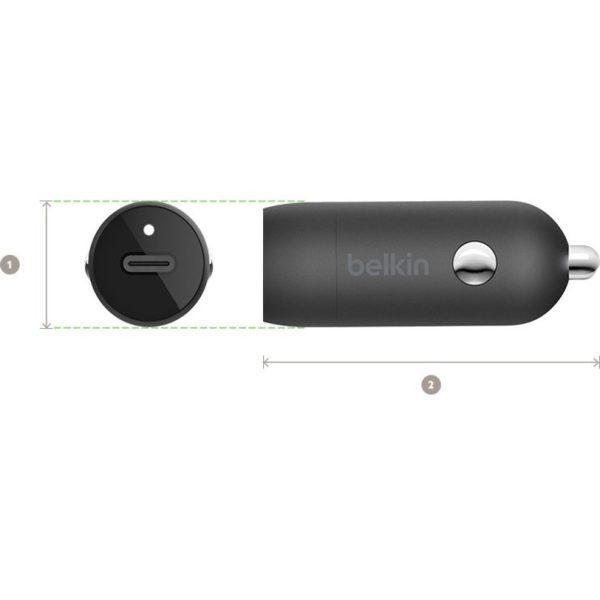Belkin Boost Up Charge 20-Watt USB-C PD Car Charger with Lightning to USB-C Cable - Image 6