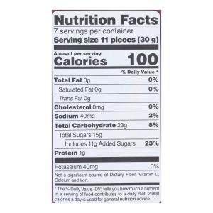 Panda Licorice - Licorice Raspberry Chews - Case of 8-7 OZ