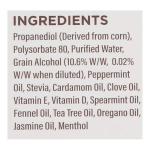 Gurunanda - Mouthwash Wld Mint Conc - EA of 1-2 OZ