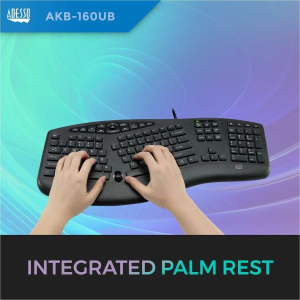 Adesso TruForm Ergonomic Desktop Keyboard - Image 10
